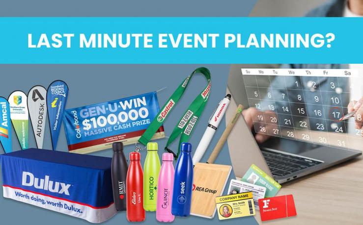 Last Minute Event Planning? Promo Essentials To Keep You On Track