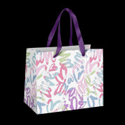 Medium Ribbon Handle Paper Bag - Full Colour