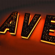 Metal Perforated 3D LED Signs