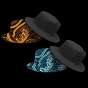 Adult Reversible Bucket Hat "Healing Journey"