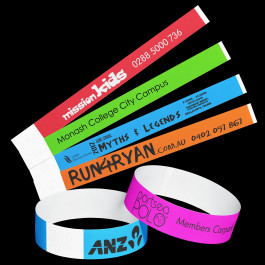 Custom Printed Tyvek Wristbands at Factory Direct Prices