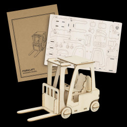 BRANDCRAFT Forklift Wooden Model