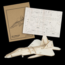 BRANDCRAFT Jet Fighter Wooden Model