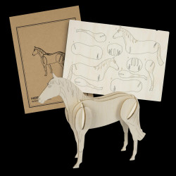 BRANDCRAFT Horse Wooden Model