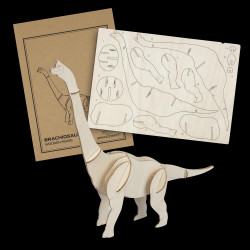 BRANDCRAFT Brachiosaurus Wooden Model