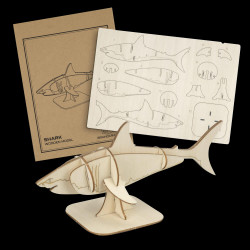 BRANDCRAFT Shark Wooden Model