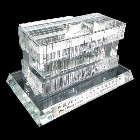 Architecture hot sale model glass